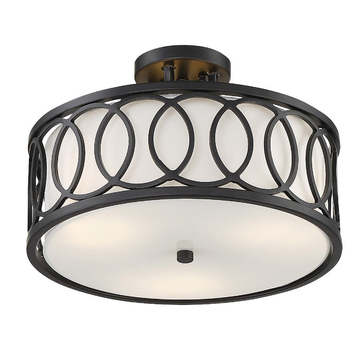 Crystorama Graham 3 Light Ceiling Mount