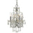 Crystorama Imperial 4-LT Mini Chandelier, Chrome/Italian