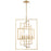 Crystorama Capri Chandelier, Antique Gold