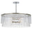 Crystorama Bleecker 8 Light Chandelier, Polished Chrome