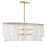 Crystorama Bleecker 8 Light Chandelier, Antique Gold