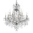 Crystorama Maria Theresa 13-Light Italian Crystal Chandelier, Chrome