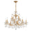 Crystorama Filmore 12 Light Chandelier, Antique Gold