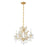 Crystorama Maria Theresa 4 Light Mini Chandelier, Gold/Clear