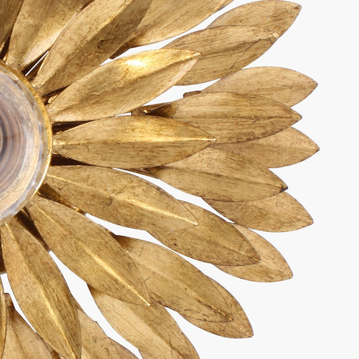 Crystorama Broche 1 Light Sconce, Antique Gold