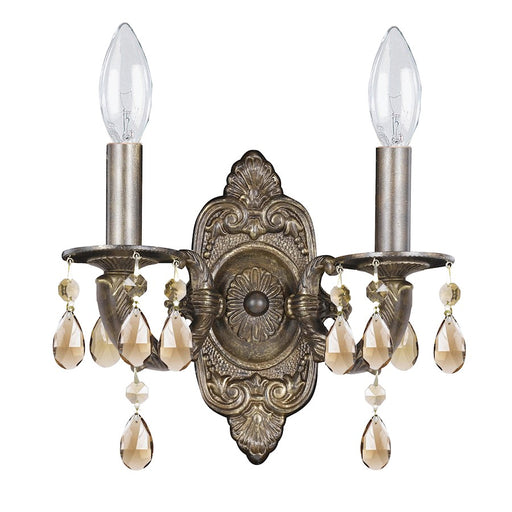 Crystorama Paris Market  GT Swarovski Strass Sconce, Bronze