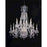 Crystorama Tradition Crystal 16-LT Chandelier, Chrome/Hand Cut