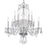 Crystorama Traditional Crystal 10 Light Chandelier, Chrome