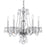 Crystorama Traditional Crystal 5 Light Chandelier, Chrome