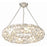 Crystorama Palla 6 Light Chandelier, Antique Silver