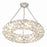 Crystorama Palla 6 Light Semi Flush Mount, Antique Silver