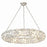 Crystorama Palla 8 Light Chandelier, Antique Silver