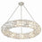 Crystorama Palla 8 Light Chandelier, Antique Silver