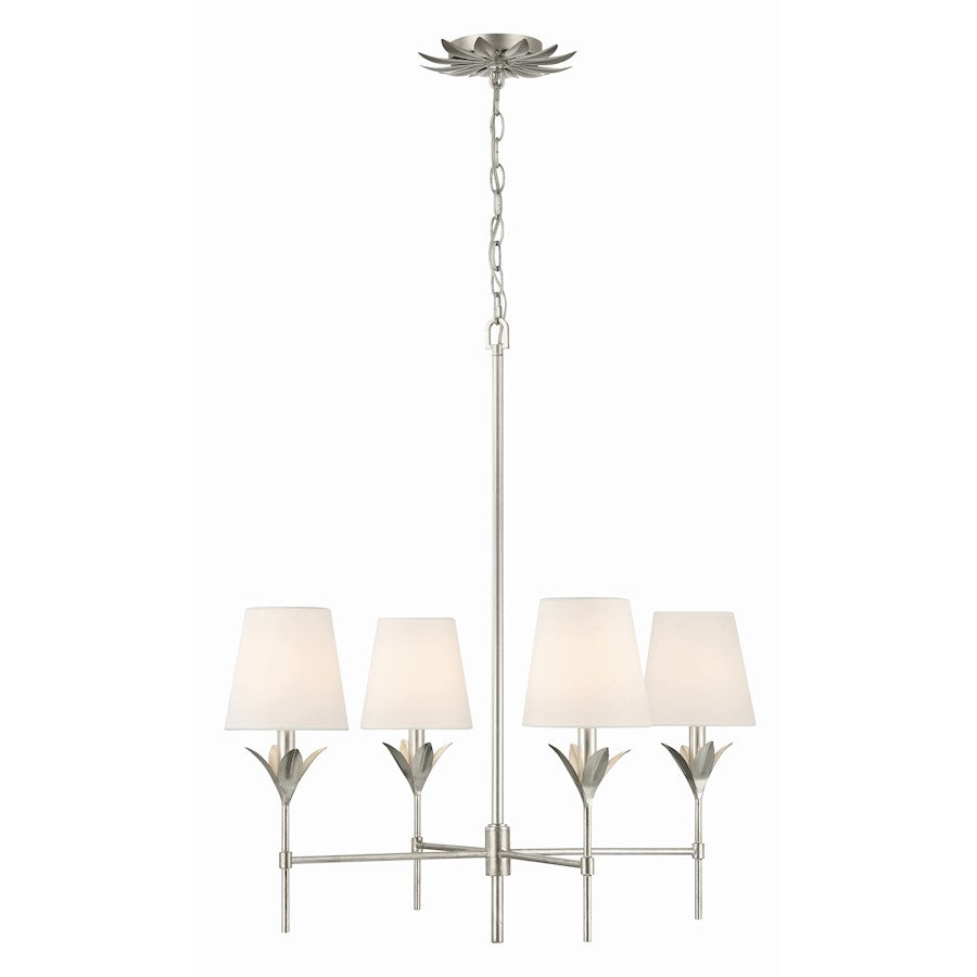 Crystorama Broche 4 Light Chandelier