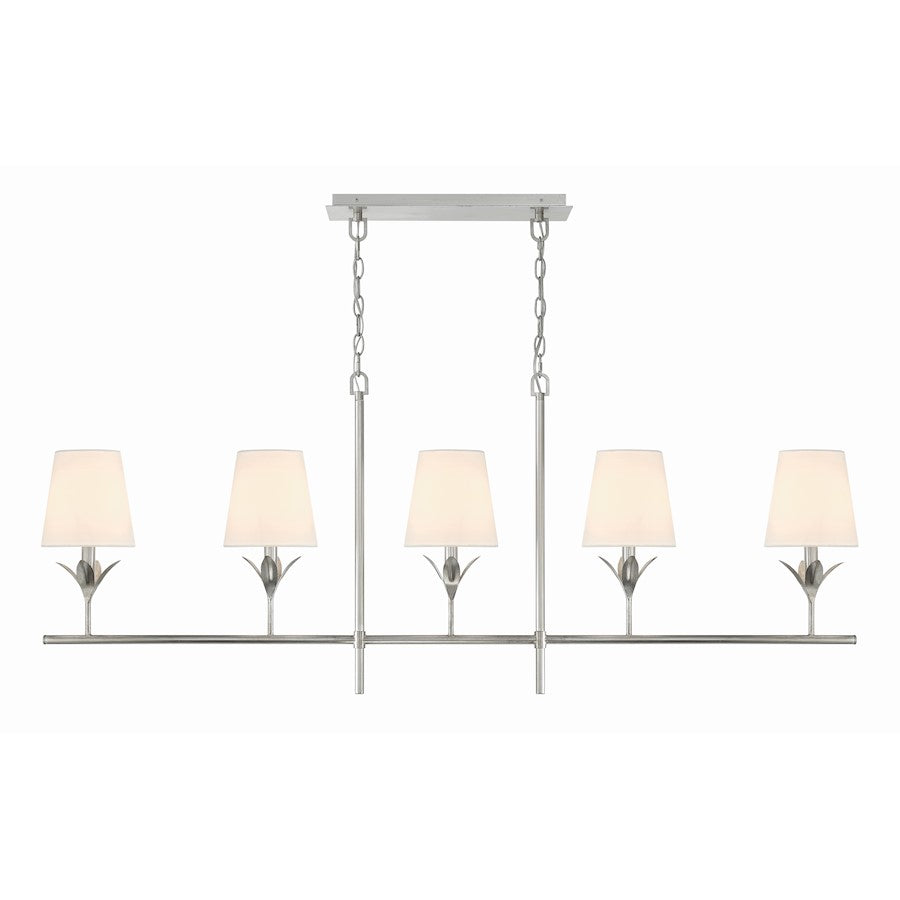 Crystorama Broche 5 Light Chandelier
