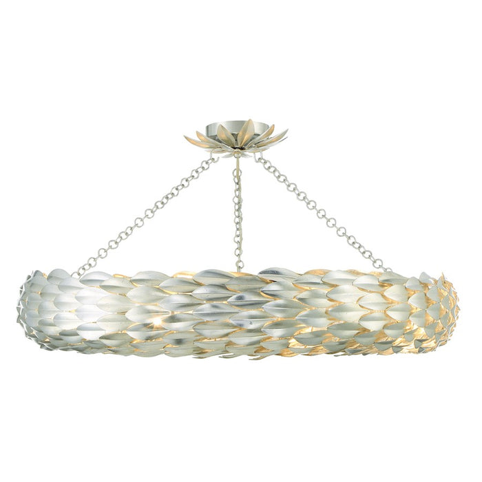 Crystorama Broche Semi Flush Mount