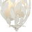 Crystorama Broche 2 Light Sconce, Matte White