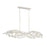 Crystorama Broche 6 Light 50.5" Chandelier, Matte White - 567-MT