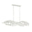 Crystorama Broche 6 Light 50.5" Chandelier, Matte White
