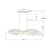Crystorama Broche 6 Light 50.5" Chandelier, Matte White