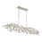 Crystorama Broche 6 Light 50.5" Chandelier, Antique Silver