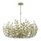 Crystorama Broche 12 Light 42" Chandelier, Champagne Green Tea - 569-CT