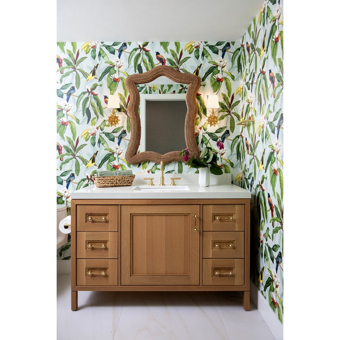 Crystorama Broche 1 Light Sconce, Gold/White