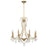 Crystorama Cedar 8 Light Chandelier, Vibrant Gold