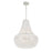 Crystorama Rylee 6 Light Chandelier, Matte White