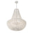 Crystorama Rylee 8 Light Chandelier, Matte White