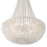Crystorama Rylee 8 Light Chandelier, Matte White