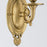 Crystorama Milford 1 Light 4.25" Sconce, Aged Brass