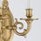 Crystorama Milford 2 Light 9.5" Sconce, Aged Brass