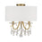 Crystorama Othello 3 Light Semi Flush Mount