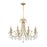 Crystorama Othello 8 Light Chandelier, Vibrant Gold