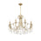Crystorama Othello 8 Light Chandelier, Vibrant Gold