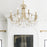 Crystorama Othello 8 Light Chandelier, Vibrant Gold