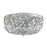 Crystorama Ceiling Mount Flush Mount, Chrome/Clear