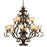 Crystorama Norwalk Chandelier, Bronze Umber