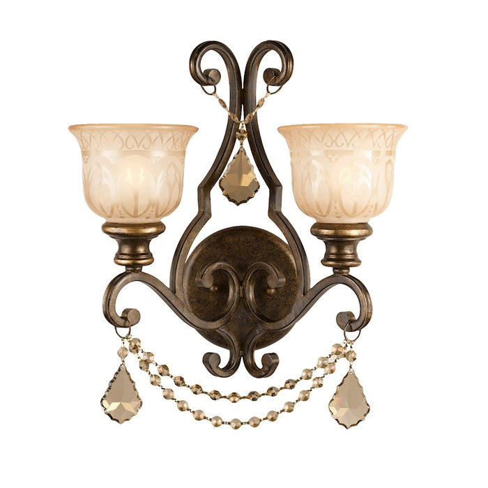 Crystorama Norwalk GT Swarovski Strass Sconce, Bronze
