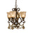 Crystorama Norwalk 4 Light Mini Chandelier, Bronze