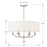 Crystorama Mirage 6 Light Chandelier, Polished Nickel