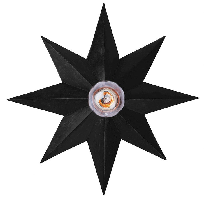 Crystorama Astro Wall Mount, Black