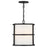 Crystorama Hulton 3 Light Pendant, Matte Black