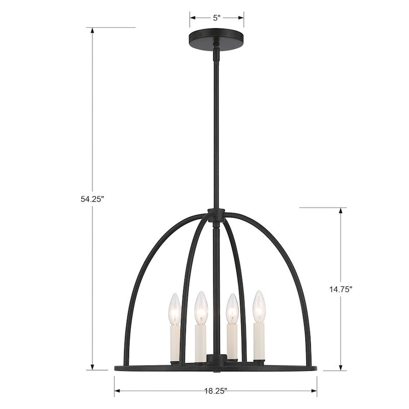 Crystorama Abbott Chandelier