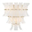 Crystorama Abigail 3 Light Sconce, White/Brass/Gold - ABI-2002-AG-WH