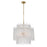 Crystorama Ackerly 8 Light Chandelier, Aged Brass - ACK-928-AG