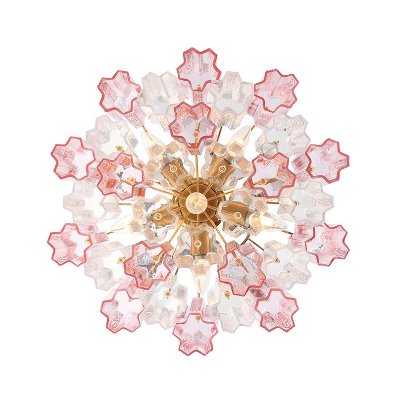 Crystorama Addis 4 Light Mini Chandelier, Aged Brass/Gold/Spring