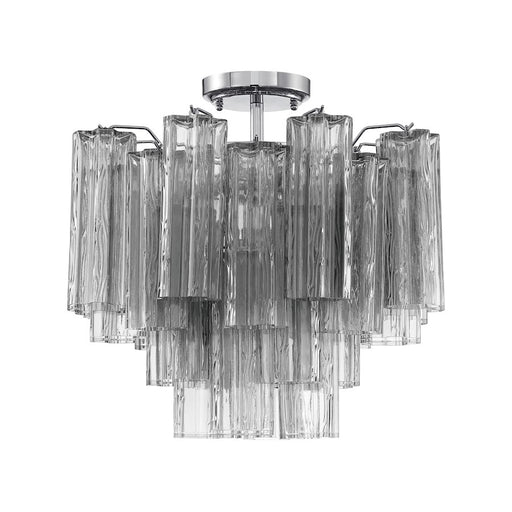 Crystorama Addis 4 Lt Semi Flush Mount