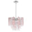 Crystorama Addis 4 Light Mini Chandelier, Chrome/Spring